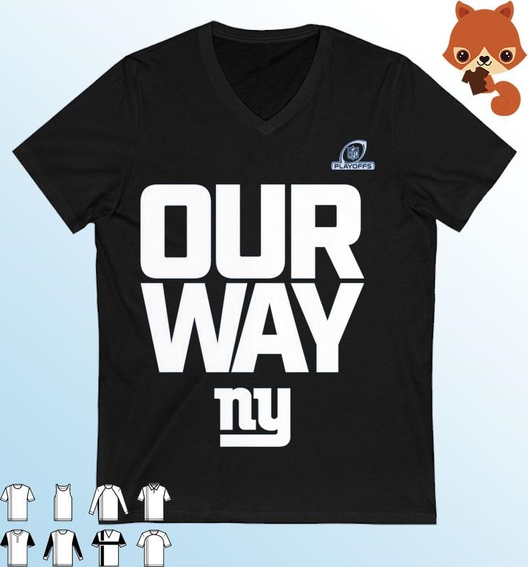 New York Giants Our Way NFL Playoff Shirt