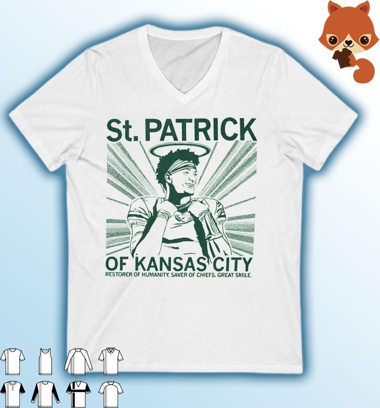 Patrick Mahomes St. Patrick Of Kansas City Shirt