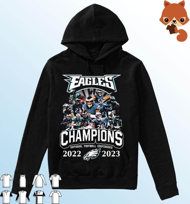 Philadelphia Eagles Champions National Football Conference 2022-2023 Super Bowl LVII Shirt Hoodie.jpg