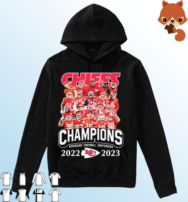 The Chiefs Champions American Football Conference 2022-2023 Super Bowl LVII Shirt Hoodie.jpg
