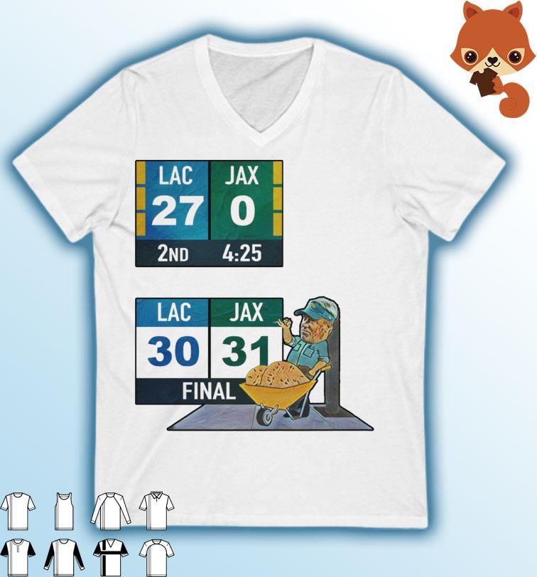 The Wildcard Comeback Big Nuts Edition Final 31-30 Jags Win Shirt
