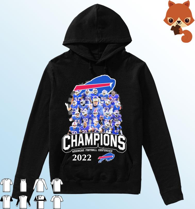 Buffalo Bills Team Champions American Football Conference 2022-2023 Shirt Hoodie