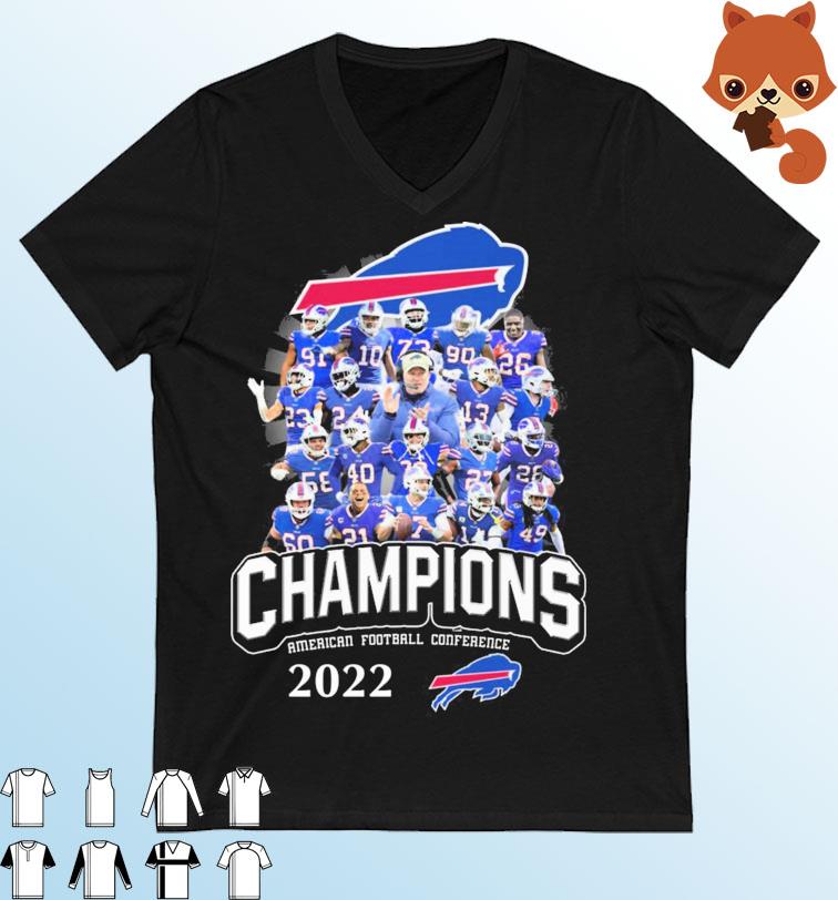 Buffalo Bills Team Champions American Football Conference 2022-2023 Shirt