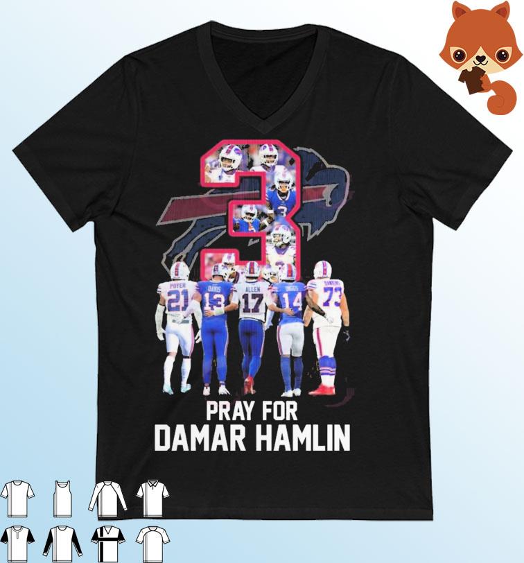Buffalo Bills Team Pray For Damar Hamlin Shirt