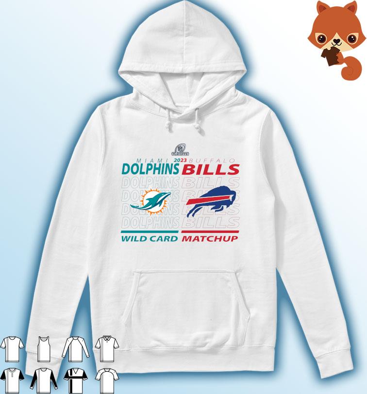 Buffalo Bills vs Miami Dolphins 2022-23 AFC Wild Card Matchup Shirt Hoodie