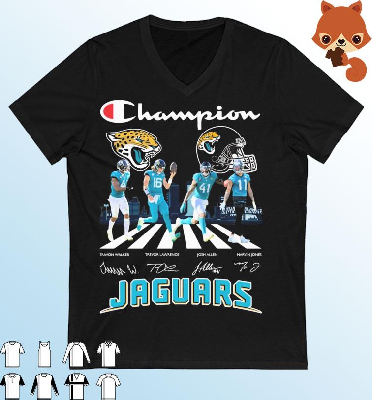 Champion Jacksonville Jaguars Team Abbey Road Signatures Shirt