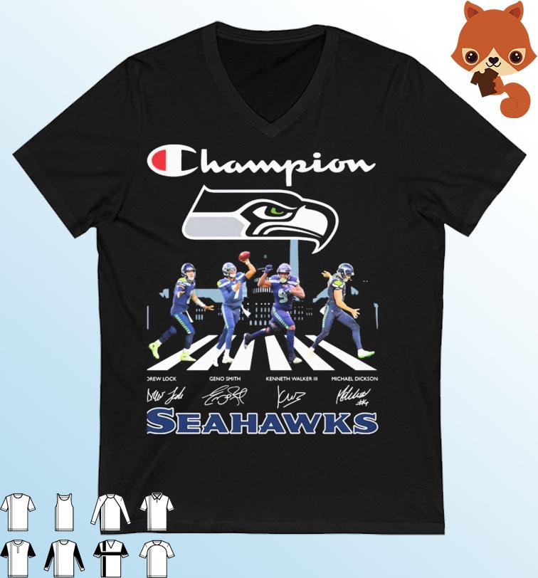 Champion Seattle Seahawks Team Abbey Road Signatures Shirt