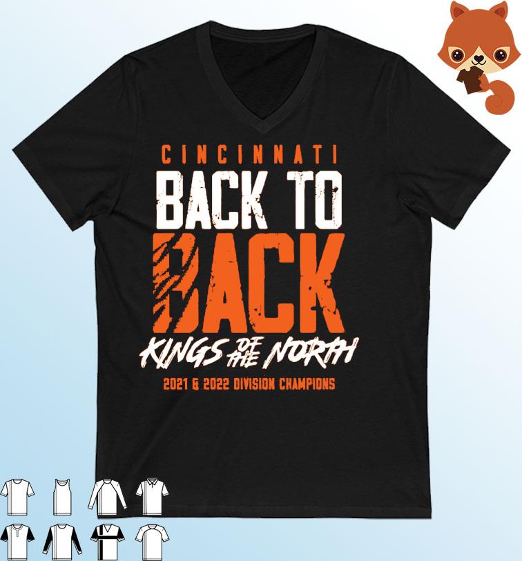 Cincinnati Bengals Back To Back Kings Of The North Division Champions Shirt