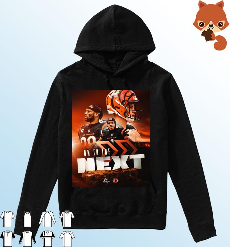 Cincinnati Bengals On To The Next Divisional Round 2023 Shirt Hoodie