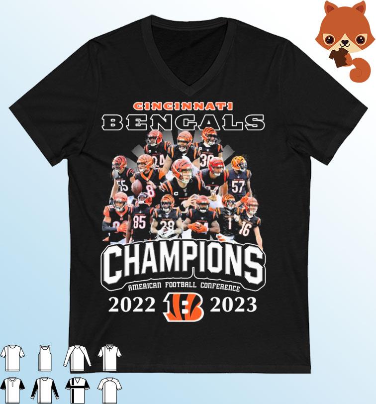 Cincinnati Bengals Team Champions American Football Conference 2022-2023 Shirt