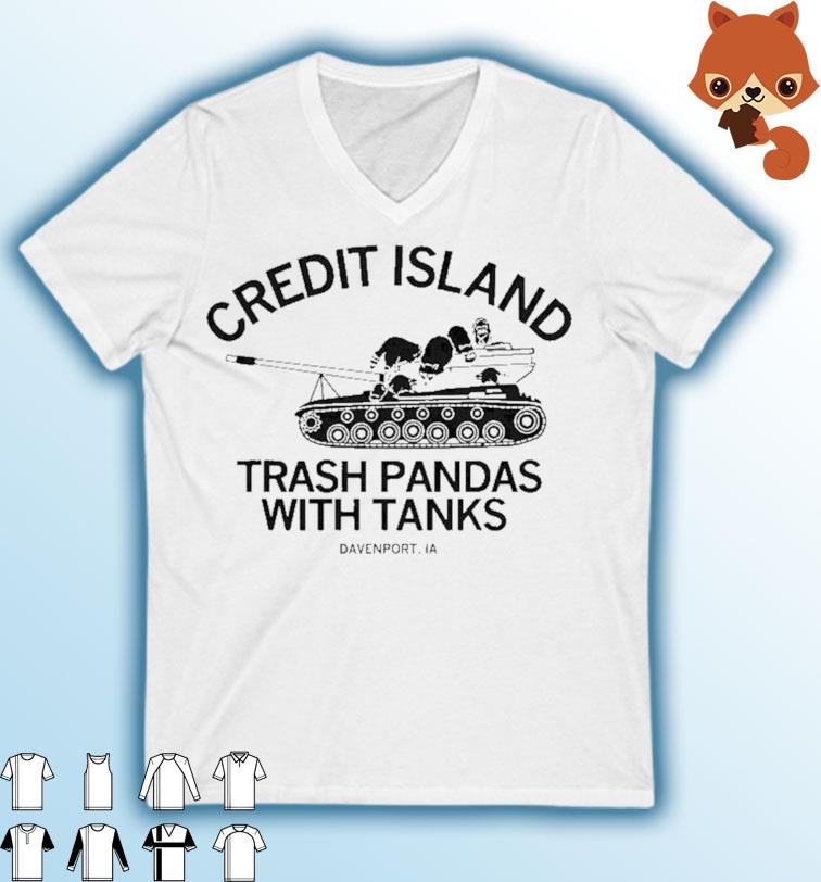 Credit Island Trash Pandas With Tanks Shirt