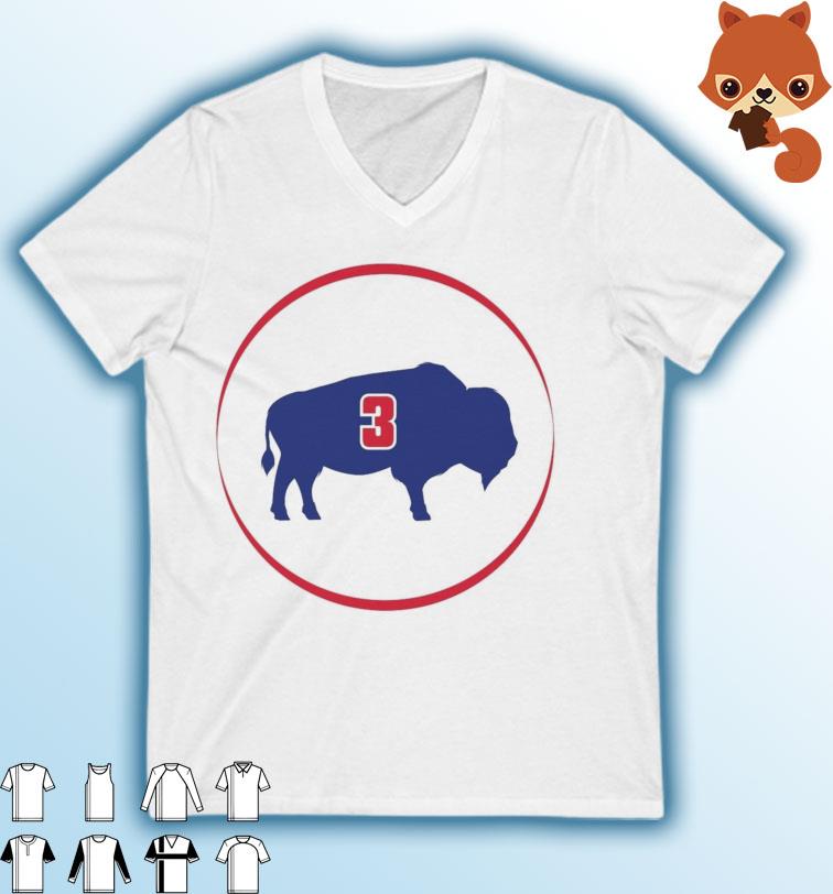 Damar Hamlin #3 Buffalo T-Shirt