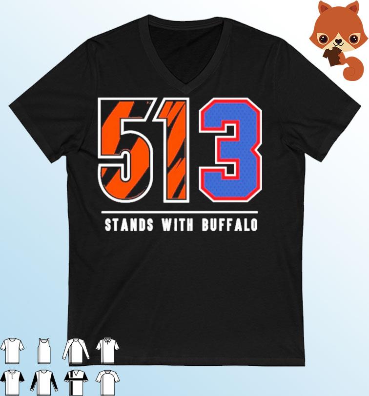 Damar Hamlin 513 Stands With Buffalo Shirt