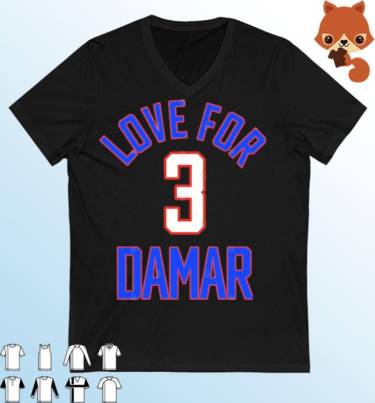 Damar Hamlin Love For 3 damar T-Shirt