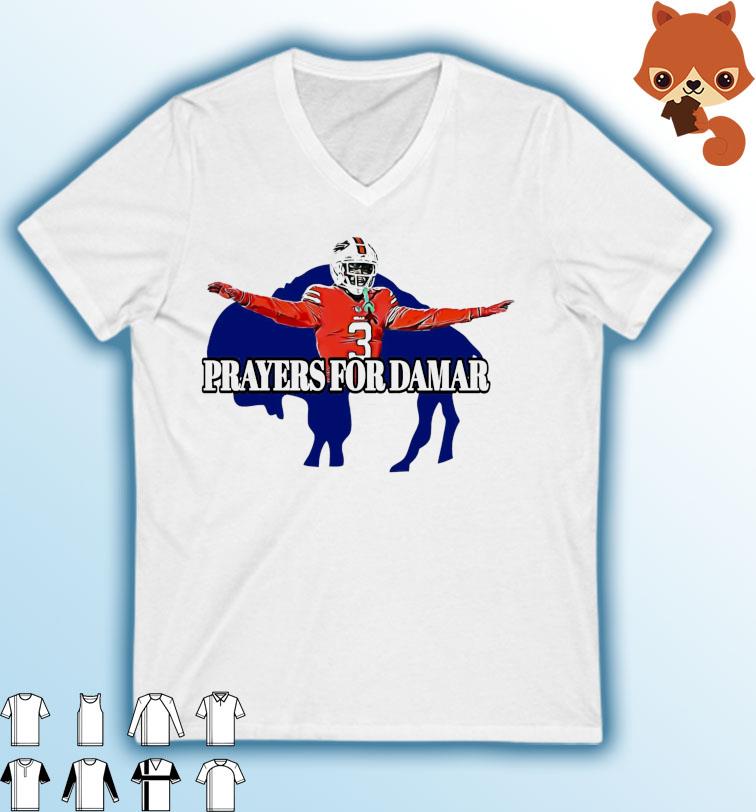 Damar Hamlin Prayer 3 Bills Mafia Shirt