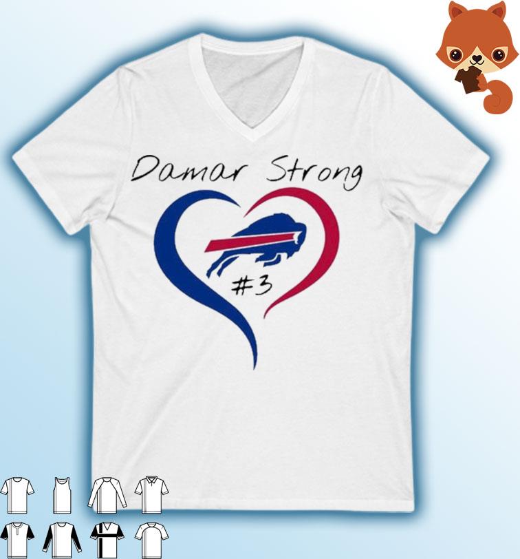 Damar Strong - Pray For Damar Hamlin Buffalo Bills Shirt