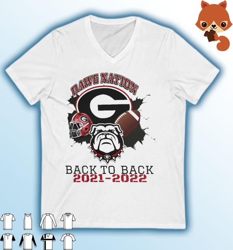 Dawg Nation Georgia Bulldogs Back To Bach National Champions Shirt
