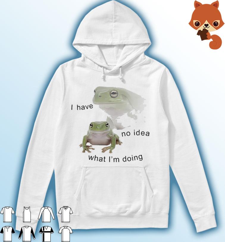Frogs I Have No Idea Shirt Hoodie