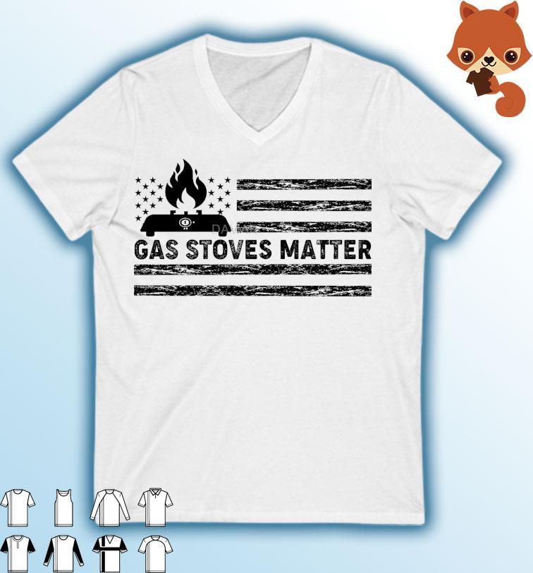 Gas Stoves Matter American Flag Shirt