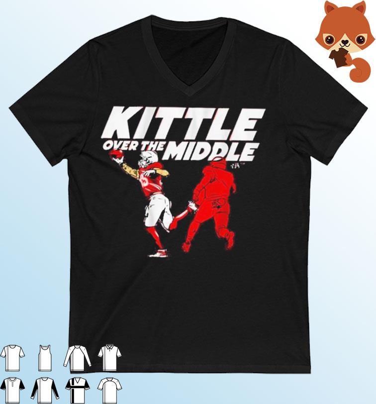 George Kittle Over The Middle 2023 Shirt