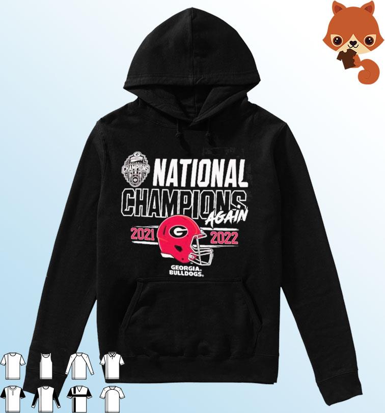 Georgia Bulldogs Back-To-Back College Football Playoff National Champions Again Shirt Hoodie