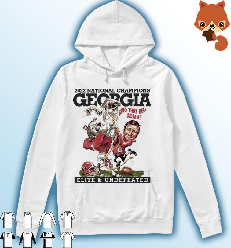 Georgia Bulldogs College Football Playoff 2022 National Champions Elite & Undefeated Shirt Hoodie