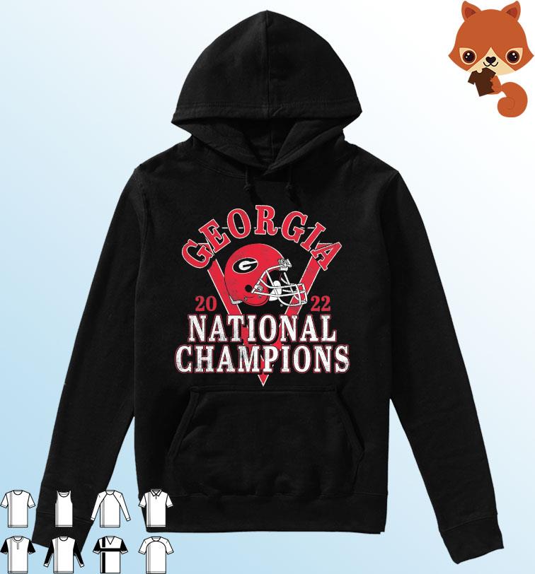 Georgia Bulldogs College Football Playoff 2022 National Champions Retro Shirt Hoodie