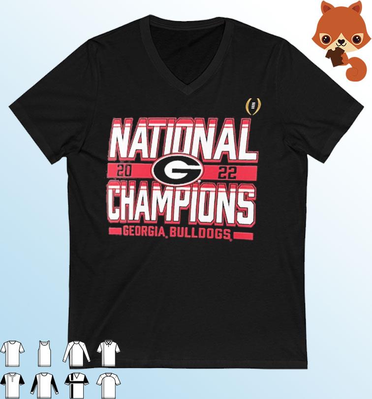 Georgia Bulldogs College Football Playoff 2022 National Champions T-Shirt