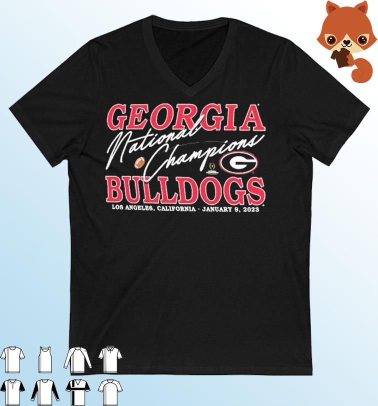 Georgia Bulldogs National Champions Los Angeles January 9, 2023 Shirt