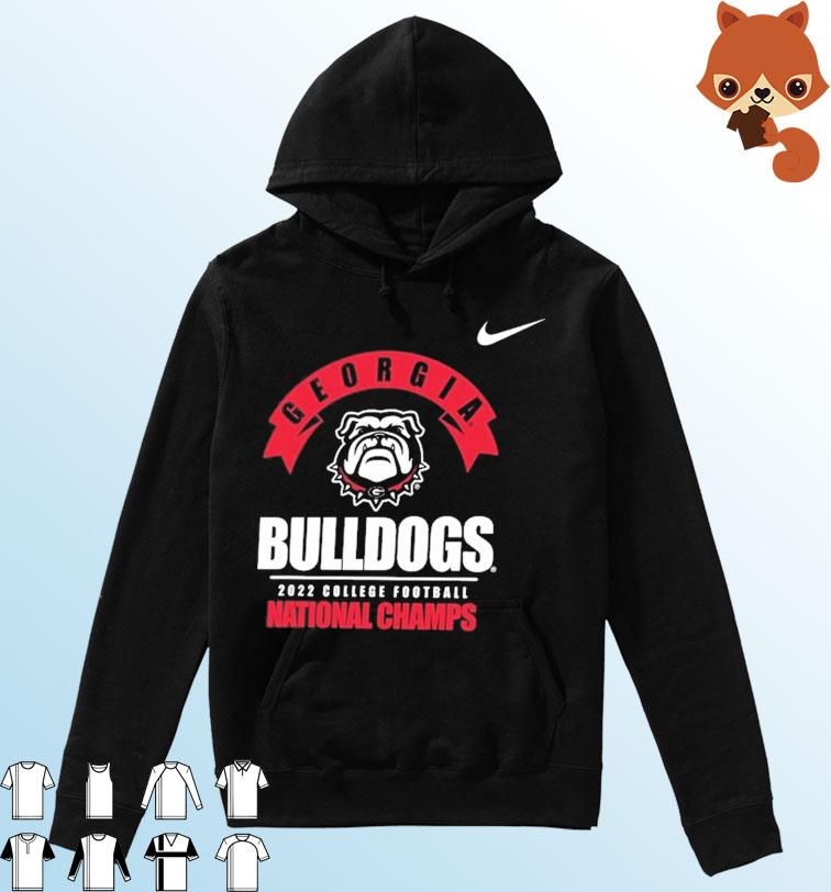 Georgia Bulldogs Nike College Football Playoff 2022 National Champions Shirt Hoodie