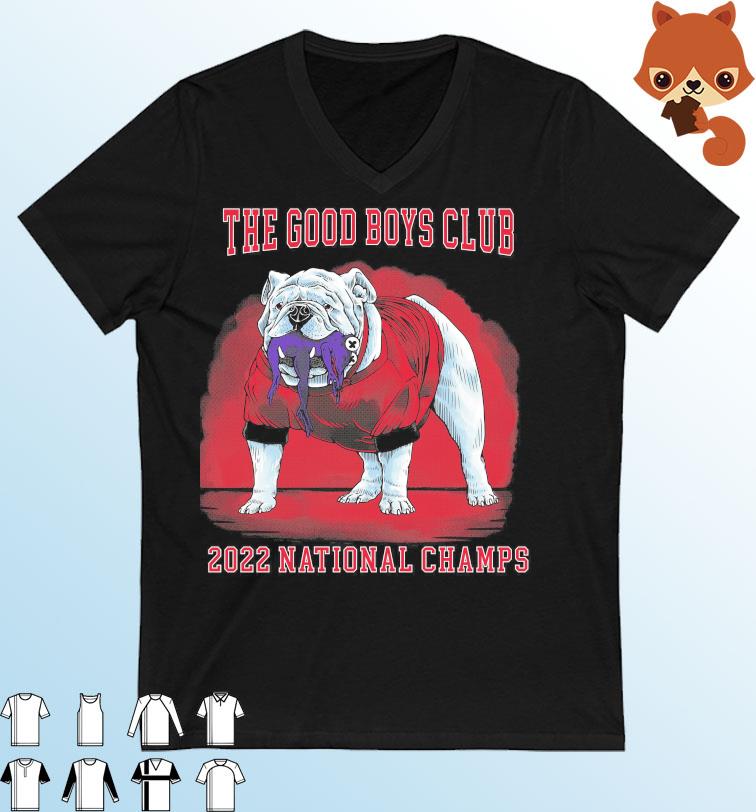 Georgia Bulldogs The Good Boys Club 2022 National Champions Shirt