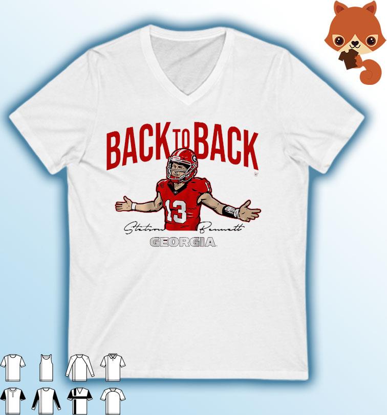 Georgia Football Stetson Bennett IV Back-to-back Shirt