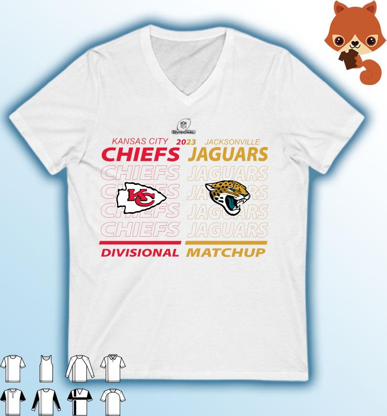 Kansas City Chiefs vs Jacksonville Jaguars 2022- 2023 AFC Divisional Matchup Shirt