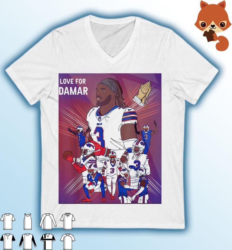 Love For Damar Buffalo Team Shirt