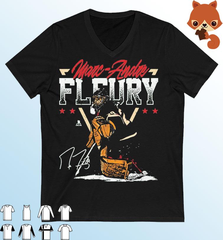 Marc-Andre Fleury Minnesota Triangle Name Signature shirt