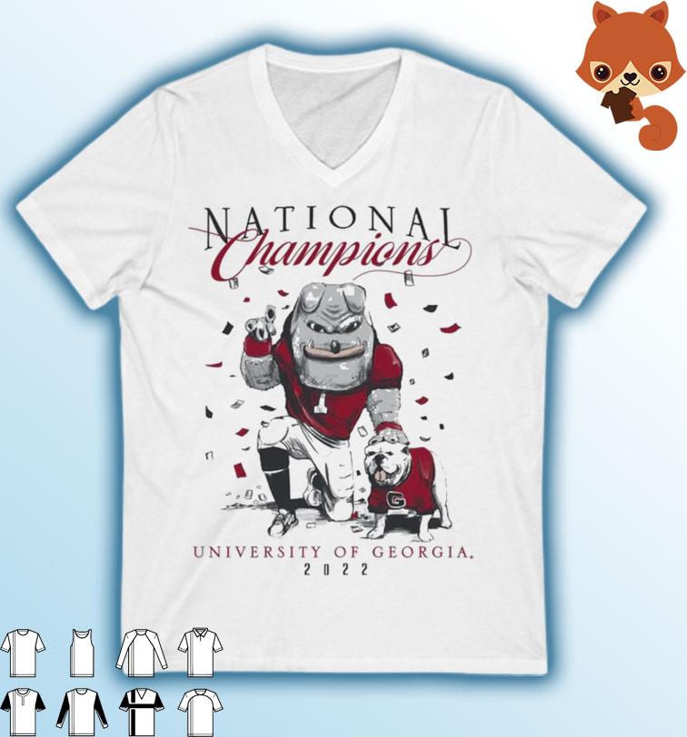 Georgia 2022 Football National Champions Mascot T-shirt