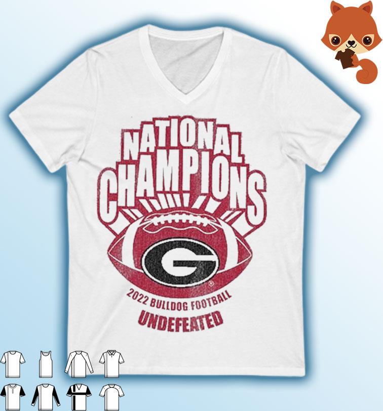National Champions 2022 Bulldog Football Undefeated Shirt