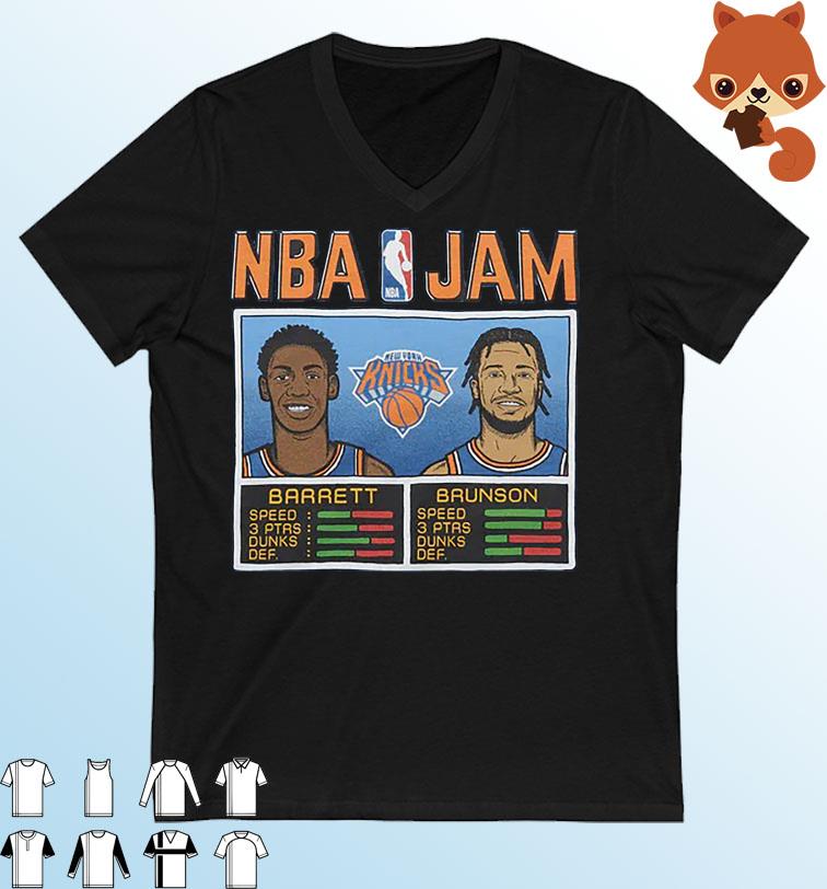 NBA Jam Knicks Barrett And Brunson Shirt