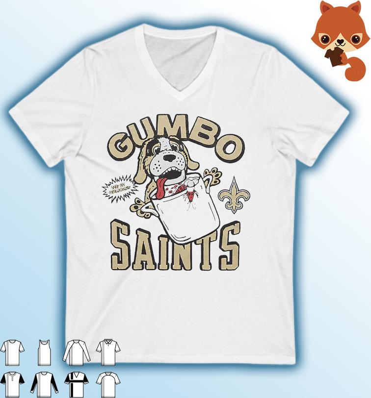 New Orleans Saints Gumbo Mascot Shirt