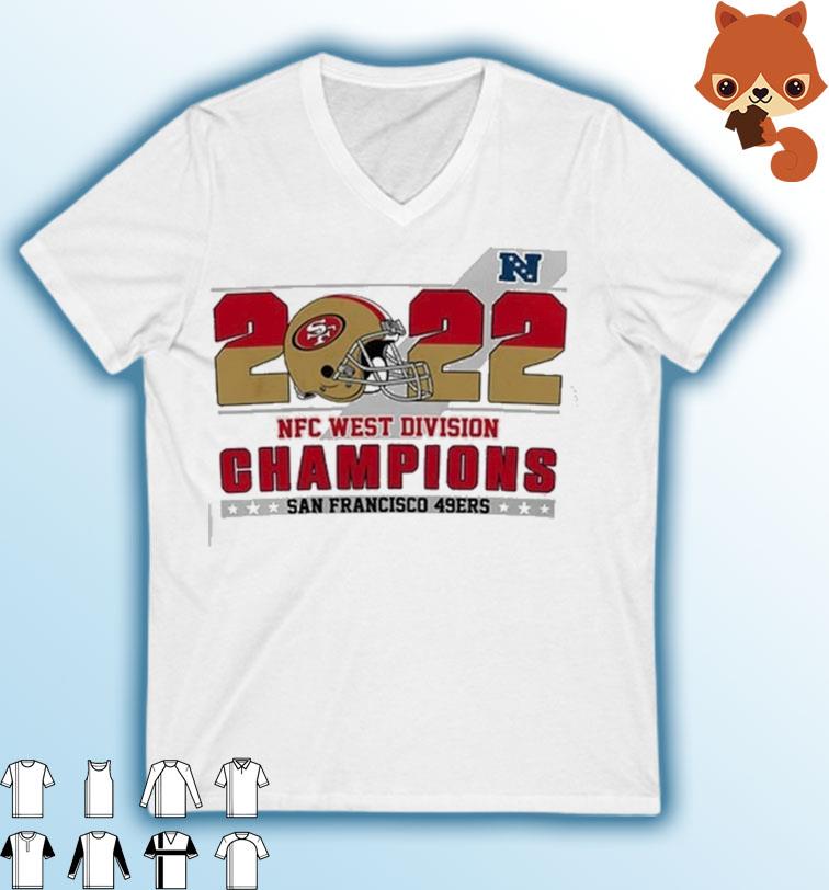 Official 2022 NFC West Division Champions San Francisco 49ers Shirt