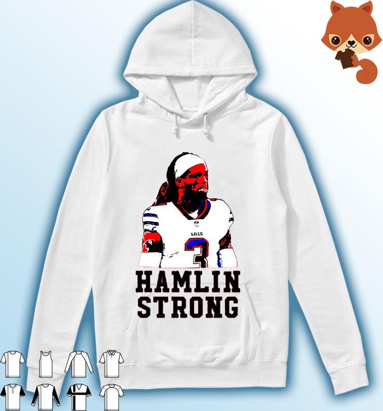 Patrick Mahomes Wear Damar Hamlin Strong Shirt Hoodie