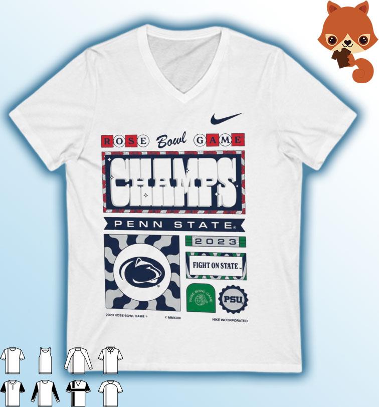 Penn State Nittany Lions Nike 2023 Rose Bowl Game Champions Fight On State Shirt