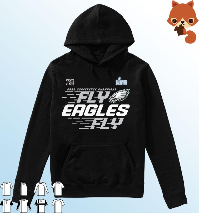 Philadelphia Eagles Conference Champions Fly Eagles Fly 2022-2023 Shirt Hoodie
