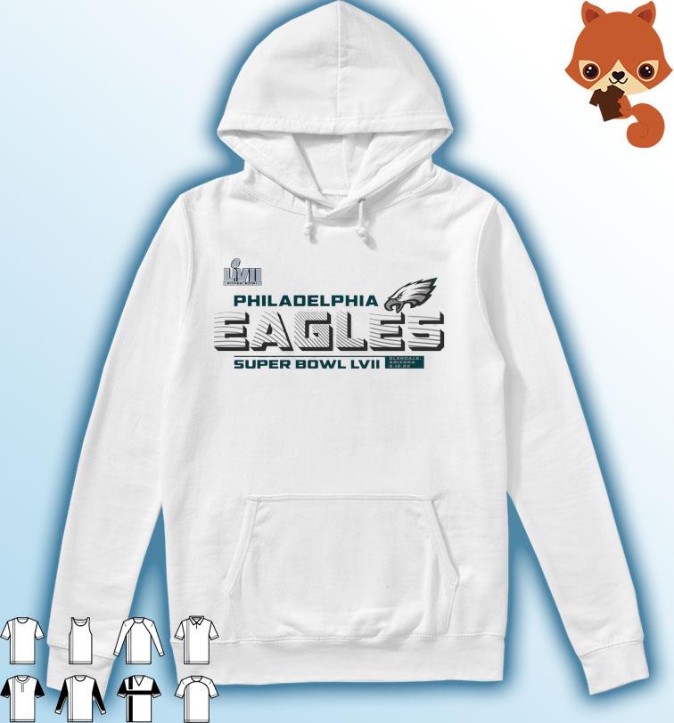 Philadelphia Eagles Super Bowl LVII Vivid Striations T-Shirt Hoodie