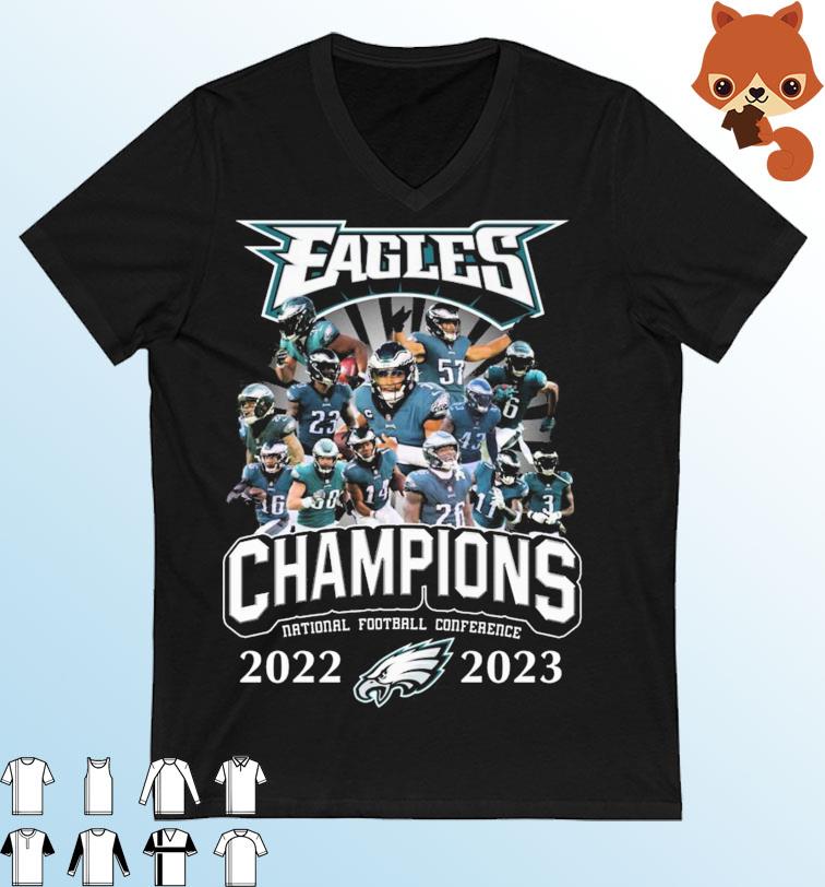 Philadelphia Eagles Team Champions National Football Conference 2022-2023 Shirt