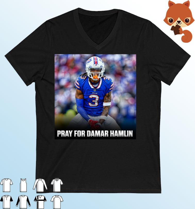 Pray For Damar Hamlin Buffalo Bills Football Shirt
