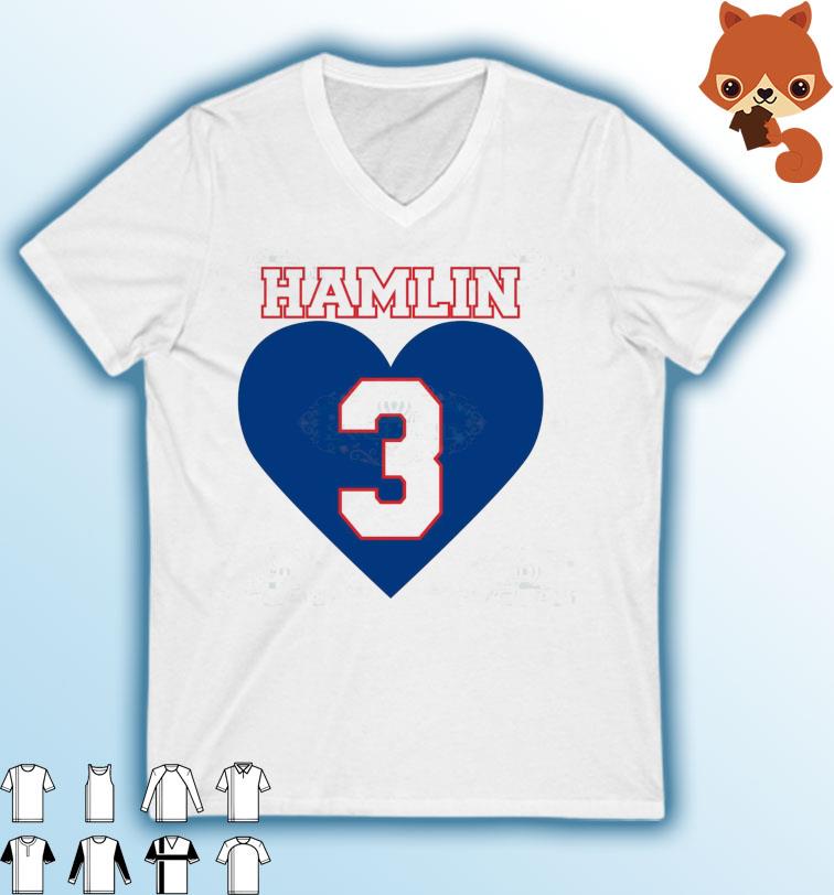 Praying For Damar Hamlin Heart Love 3 Shirt