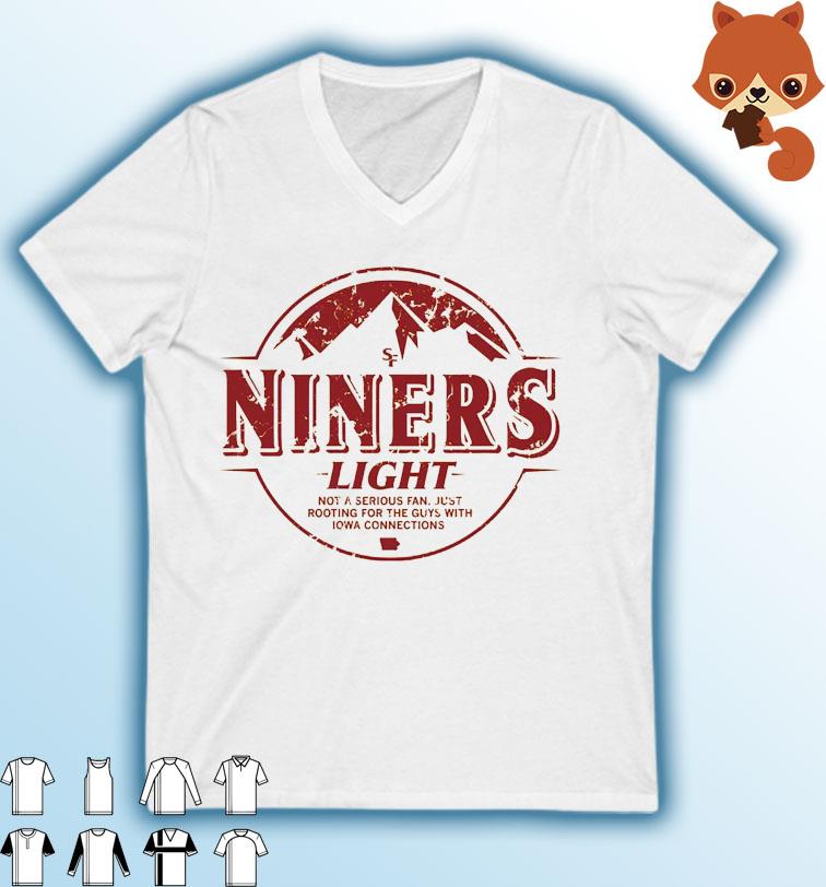 San Francisco 49ers Niners Light Busch Light Shirt