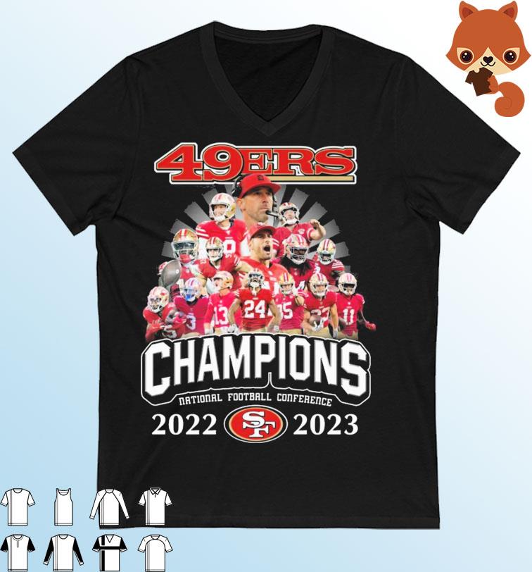 San Francisco 49ers Team Champions National Football Conference 2022-2023 Shirt