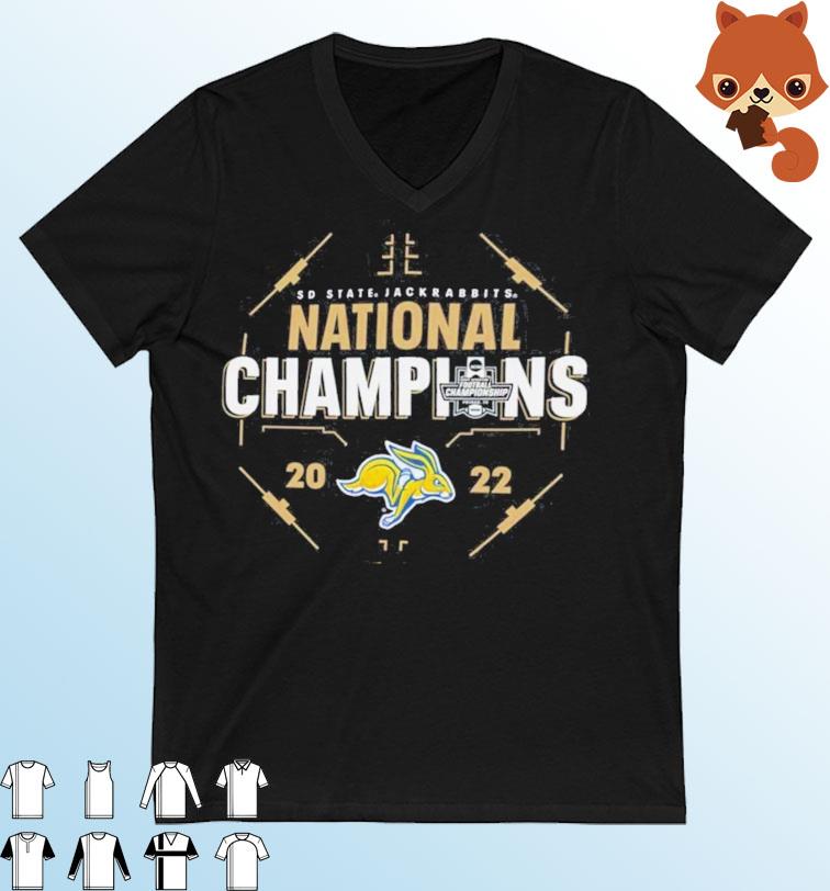South Dakota State Jackrabbits 2023 FCS National Champions Liquid T-Shirt